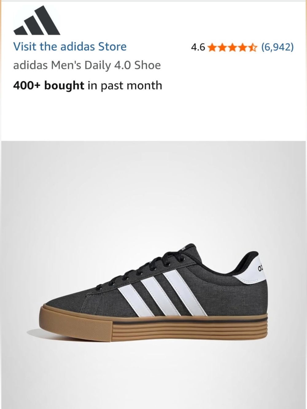 adidas Men's Daily 4.0 Shoe size 12
